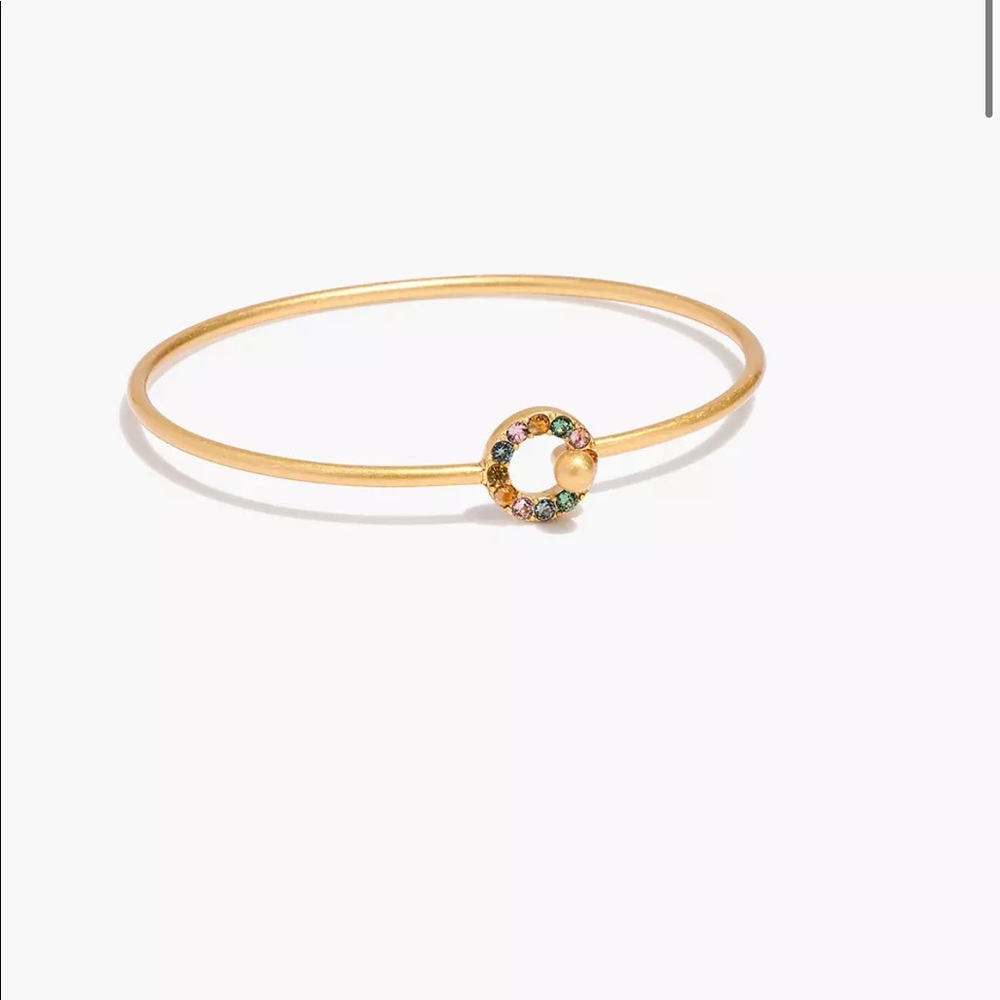 Madewell bracelet multicolor gem